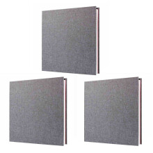 3X Photo Album Scrapbook Linen Art DIY Memory Book Thick Pages with Protective Film Save Images Permanently,Best Choice