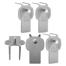 5 Peças de Ganchos de Metal para Pendurar Quadros, Suporte de Arte Resistente para Pintura em Espelho de Pôster, Aluguel para Casa, Uso Doméstico