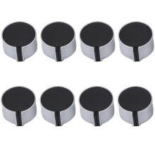 8 PCS Gas Stove Knob,8mm Cooker Control  Range Oven Knobs Cooktop Burner Knob for Kitchen Replacement Accessories