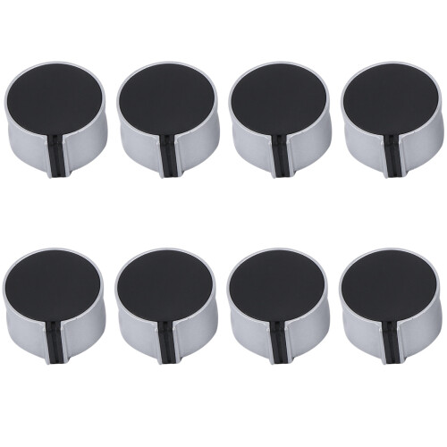 8 PCS Gas Stove Knob,8mm Cooker Control  Range Oven Knobs Cooktop Burner Knob for Kitchen Replacement Accessories 1