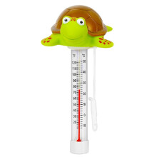 Termómetro Flotante para Piscina, , Fácil de Leer, con Cuerda para Medir la Temperatura del Agua. Ideal para Piscinas, Spas y Bañera de Masaje.