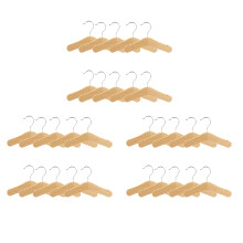Wooden Baby Hangers,Kids Hangers,Notched Shoulder Design for Children Clothes,Decoration Hanger,30 Pack,Small