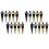 20 Pieces Blank Bottle Stopper with Threaded Post Metal Wine Stopper Inserts Set Hardware for Wood Turning DIY Project 1