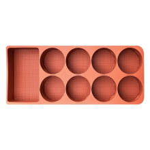 FöR LEADING IDEAL L9 KylskåPsföRvaringslåDa Silikonmatta KylskåP Fast Anti-Slip MugghåLlare, Orange