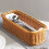 2X Desktop Cutlery Storage Basket Woven Basket Restaurant Tableware Drain Storage Box Tableware Storage Basket, Brown 4