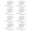 White Self-Adhesive Collar Sweat Absorbing Patches for Shirts 2