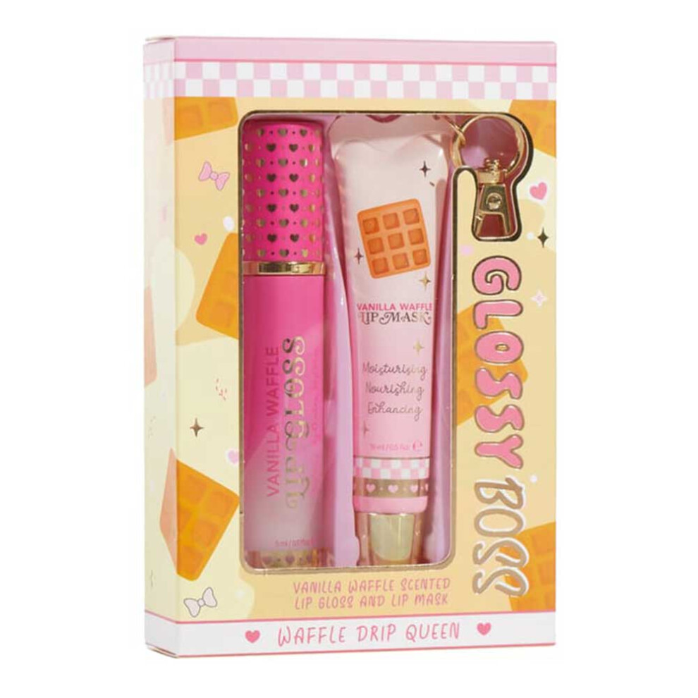 Tjm Not,Specified Glossy Boss Vanilla Waffle Lip Kit Lip Gloss And Lip Mask