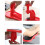 Computer Arm Rest Support Extender, Red, 13x13x29cm, ABS 6