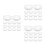 150Pièces Couvercles Papier Pour Café Usage 7