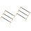 6Pièces Câbles De Patch Métal Droit-Angle Multi Usage Musicien 4