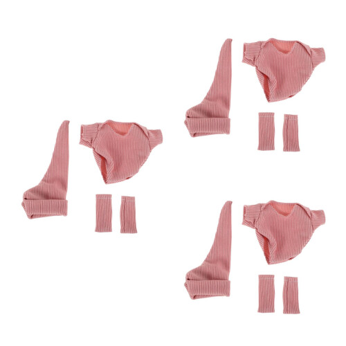 3Ensembles Habits Rose, Tenue Complète En Polyester Pour Jeu 2