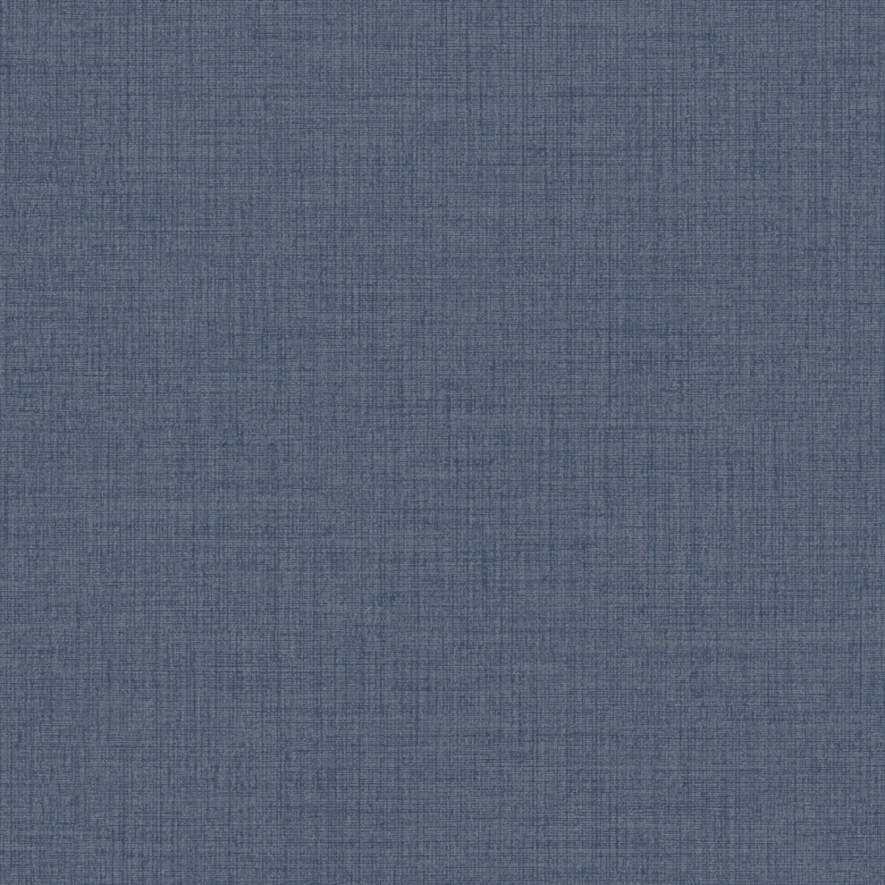 (Blue) Little Dreamers Linen Plain Wallpaper Grandeco 5411012510671