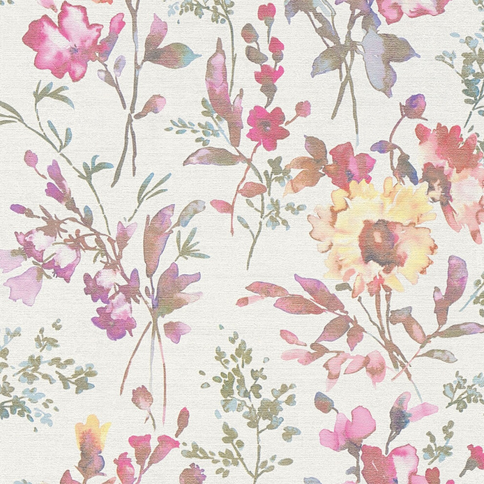 As Creation Petal Poetry Wallpaper / 79061-1 Cream/Pink