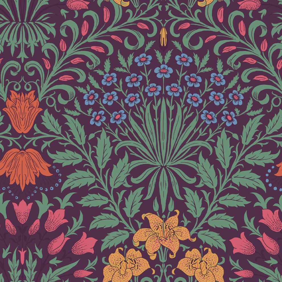 (Dewberry) William Morris At Home Garden Wallpaper 5011583816976