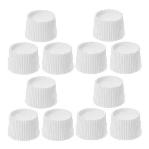 250Pcs White PP Toothpaste Caps Screw-on Replacement Caps for Tubes 2