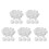 250Pcs White PP Toothpaste Caps Screw-on Replacement Caps for Tubes 4