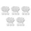 250Pcs White PP Toothpaste Caps Screw-on Replacement Caps for Tubes 10