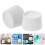 250Pcs White PP Toothpaste Caps Screw-on Replacement Caps for Tubes 11