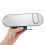 White Mirror Projection Alarm Clock LED Display for Bedroom 4