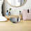 White Mirror Projection Alarm Clock LED Display for Bedroom 6