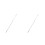 2Pcs Silver Aluminum Alloy Telescopic Blind Wand Replacement with Hook 10