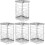4Pcs Compact Silver Utensil Holder Chopstick Drying Rack for Kitchen 3