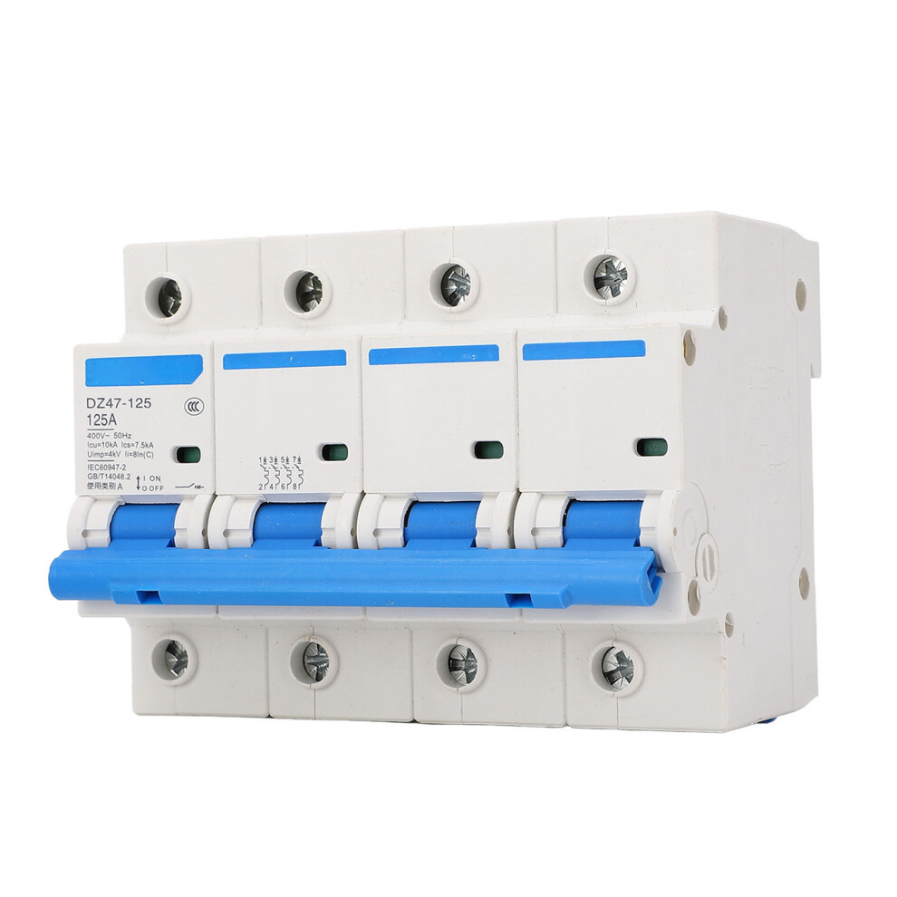 125A 4P MCB 400V Air Switch UK
