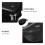 2Pcs Black Camping Storage Bag Transparent Outdoor Cookware Organizer 7