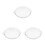 3Pcs Heat Resistant Glass Pie Plates Versatile Kitchen Serving Dishes 5
