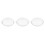 3Pcs Heat Resistant Glass Pie Plates Versatile Kitchen Serving Dishes 6