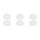 6Pcs Clear Egg Steamer Covers for Home Use Heat Resistant Lids 5