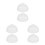 6Pcs Clear Egg Steamer Covers for Home Use Heat Resistant Lids 6