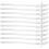 3Sets Transparent Silicone Reusable Straws Dishwasher Safe 2