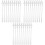 3Sets Transparent Silicone Reusable Straws Dishwasher Safe 5