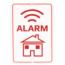 Alarmschild zur Befestigung an der Wand