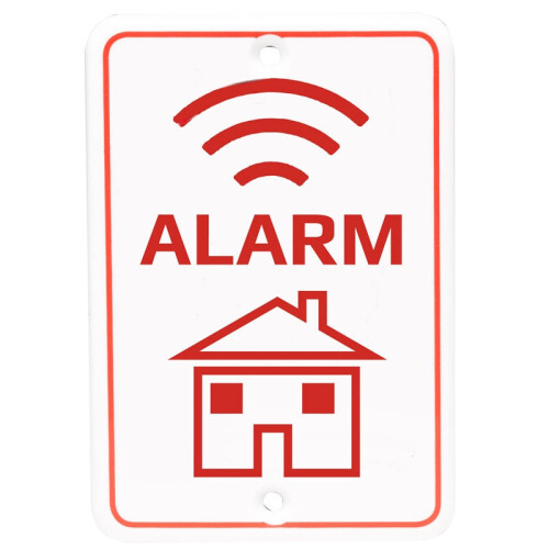 Denver Alarm sign to attach to the wall