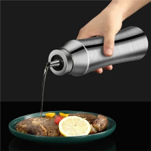 Stainless Steel Oil Pot Household Food Grade Waist-Shaped Oil Pot Soy Sauce Vinegar Bottle Kitchen Supplies S