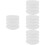 16Pcs Replacement Clear Jar Lids Can Covers for Bowls and Cans 8