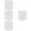 16Pcs Replacement Clear Jar Lids Can Covers for Bowls and Cans 9