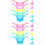 20Pcs Portable Plastic Dessert Cups Assorted Colors for Home Use 7