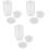 36Packs Durable Plastic Clay Storage Boxes for and Small Items 3