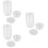 36Packs Durable Plastic Clay Storage Boxes for and Small Items 7