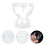 4Pcs Clear Mixed Drinks Cups High Base Ice Cream and Parfait Server 11