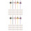 2 Sets Halloween Drinks Accessories Party Straw Drinking Straws For 7