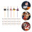 2 Sets Halloween Drinks Accessories Party Straw Drinking Straws For 11