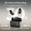 A200  Mic Wireless Lavalier Microphone Audio Video Recording Microphone for Live-Streaming Vlog A 8
