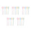 25Pcs Baby Spoons for Kindergarten Long Handle Design 5