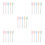 25Pcs Baby Spoons for Kindergarten Long Handle Design 9