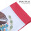 Breathable Reversible Flag Cape with Sleeves for Events 7
