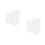 20Pcs Honeycomb Container with Lid Transparent Plastic Honey Keeper 7